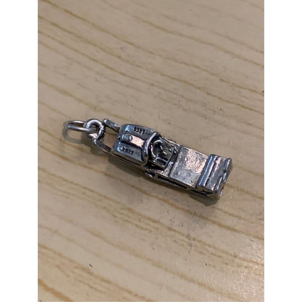 .925 Winter Toboggan Sterling Silver Jewelry Charm